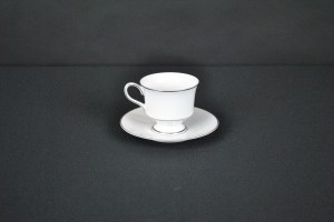 Silver Cup & Saucer
